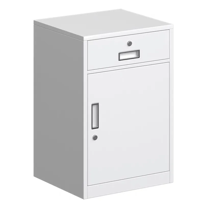

Storage movable cabinet with lock iron storage tools bedside table file cabinet modern and simple