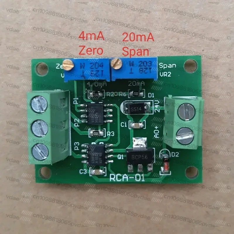 Potentiometer Resistance 1k/5k/10k/50k Turn 4-20ma Current Signal Module XTR115 Transmitter Occurs