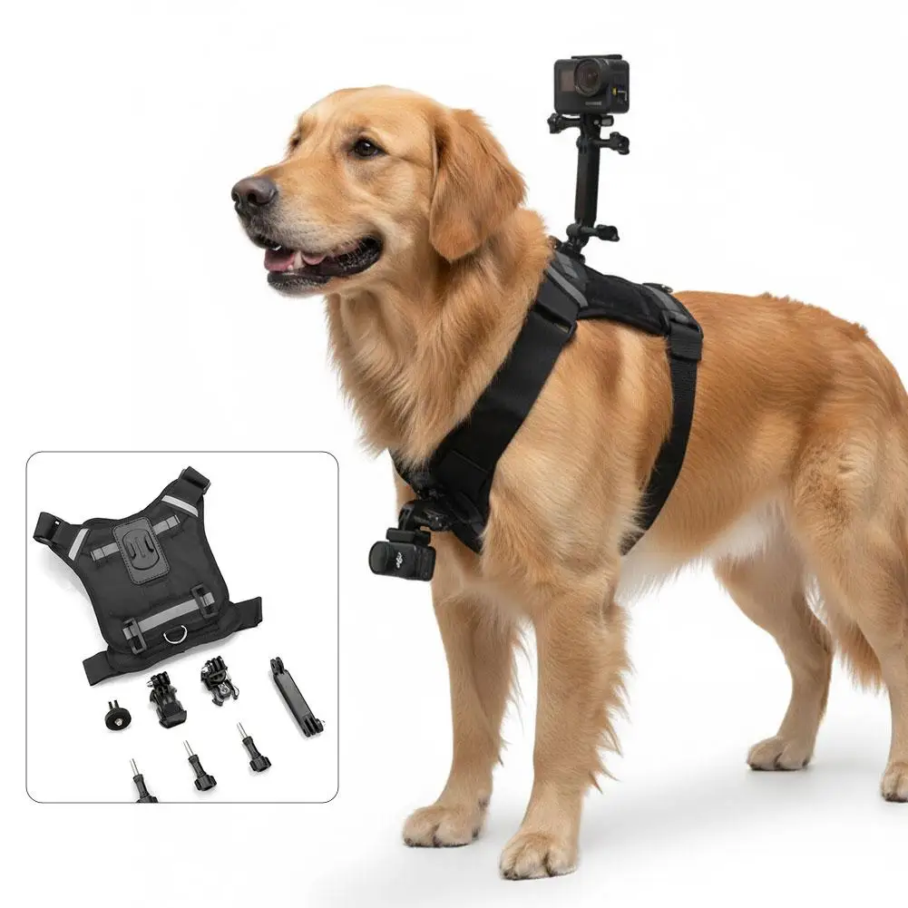 

Крепление для экшн-камеры на грудь и спину, удобные аксессуары для GoPro, Insta360, DJI Osmo