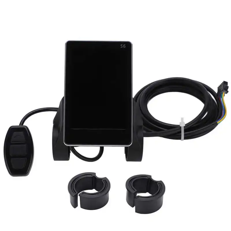 BYERZ Pantalla LED S810 Para Bicicleta Eléctrica Y Scooter - Panel De Control Impermeable Con Puerto SM De 4 Hilos (36V/48V)