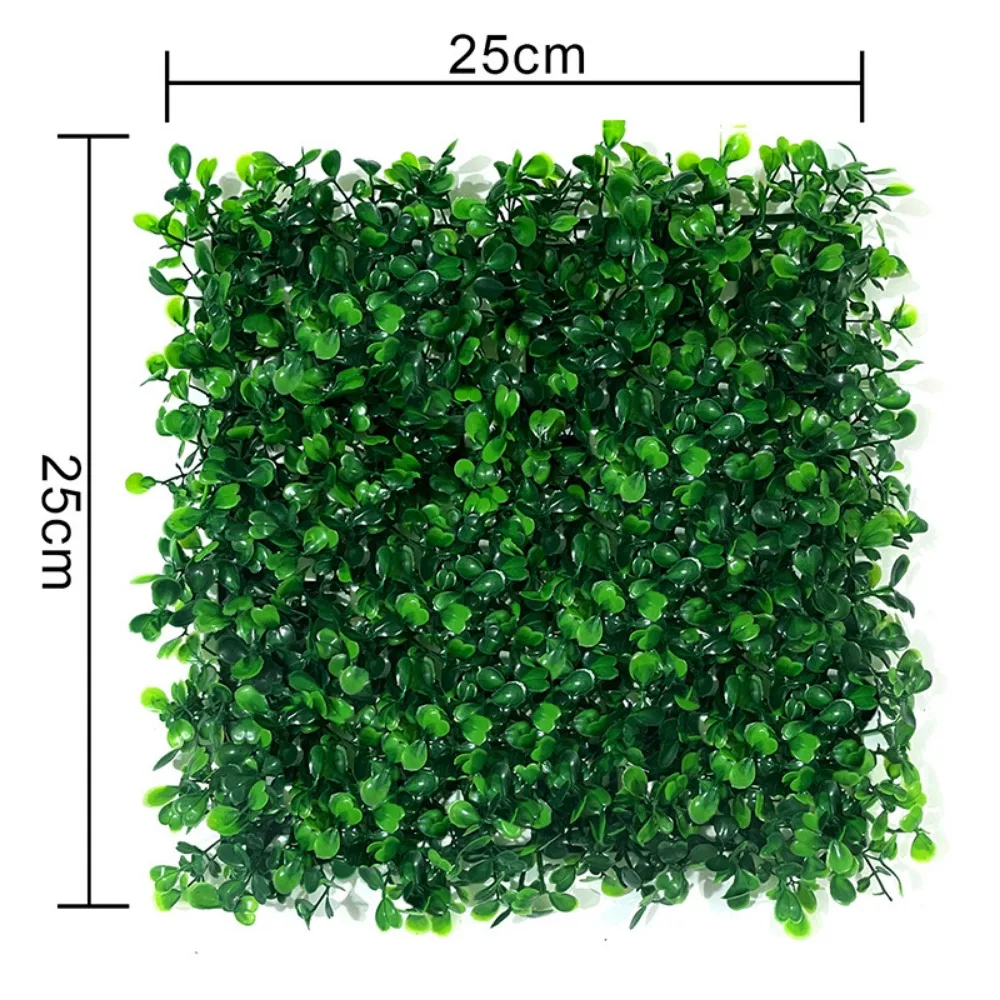 

10pcs 25cm Small Artificial Grass Cover Background Wall Decoration Plastic Fake Lawn Home Garden Supplies