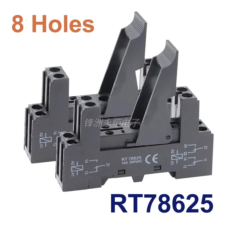 Relay base RT78625 14F-2Z-C2 collocation G2R-2 JQX-14F-2 HF115F 8 holes Socket