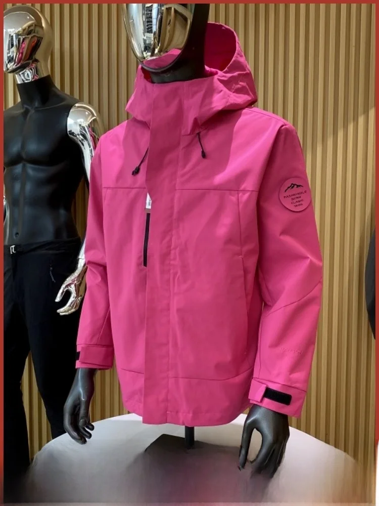 

Waterproof Outdoor Du down Jaet ex Couples Winter New Arrival 90 White Du Feather Vestige Anti- Windproof Coat