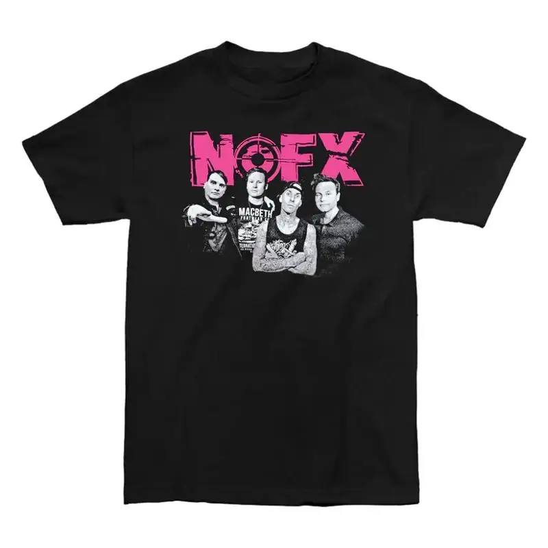 تي شيرت Nofx Band Mem بالحجم الكامل إلى 5XL أسود 100 قطن #1