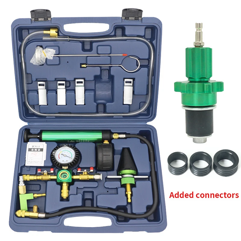 Updated Radiator Pressure Tester Kit Coolant Vacuum Refill Kit Automotive Cooling System Pressure Tester Kit with Carrying Case