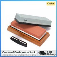 Whetstone Sharpener 400/1000 3000/8000 Grit Premium Whetstone Cut Sharpening Stone Set SharpenerNon Slip Base Cutter Sharpener