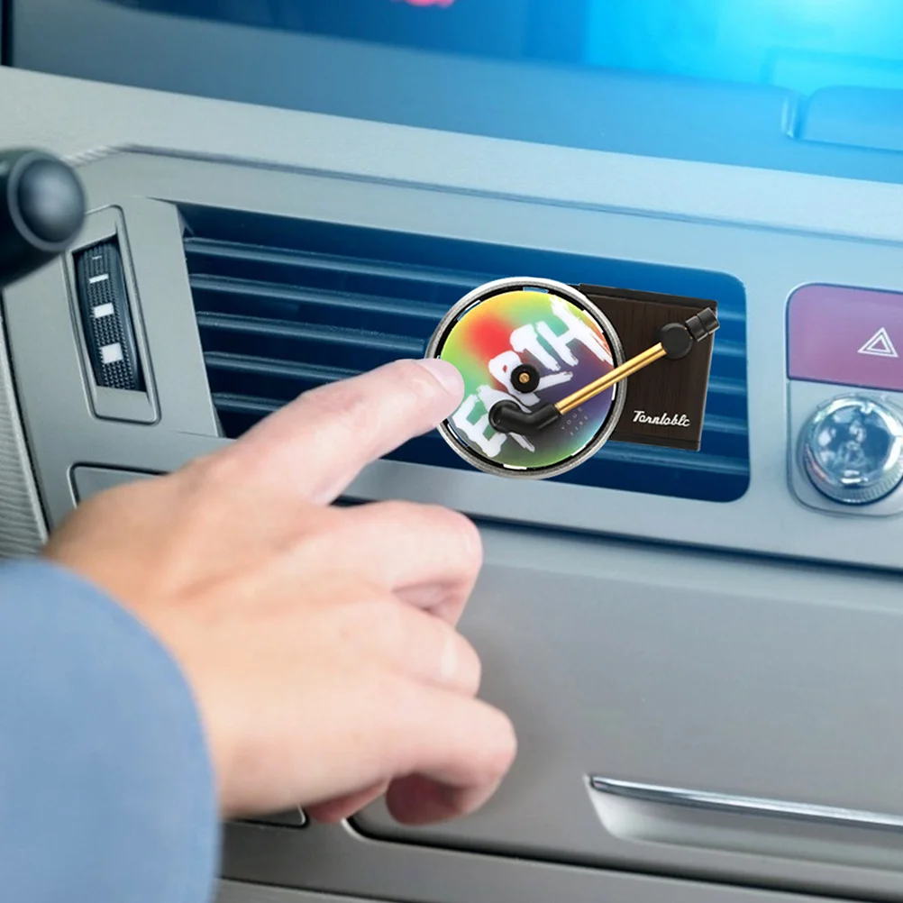 

2 set Perfume Retro Record Aroma Diffuser For Car Interior Auto Vent Fragrance Diffusers Car Supplies