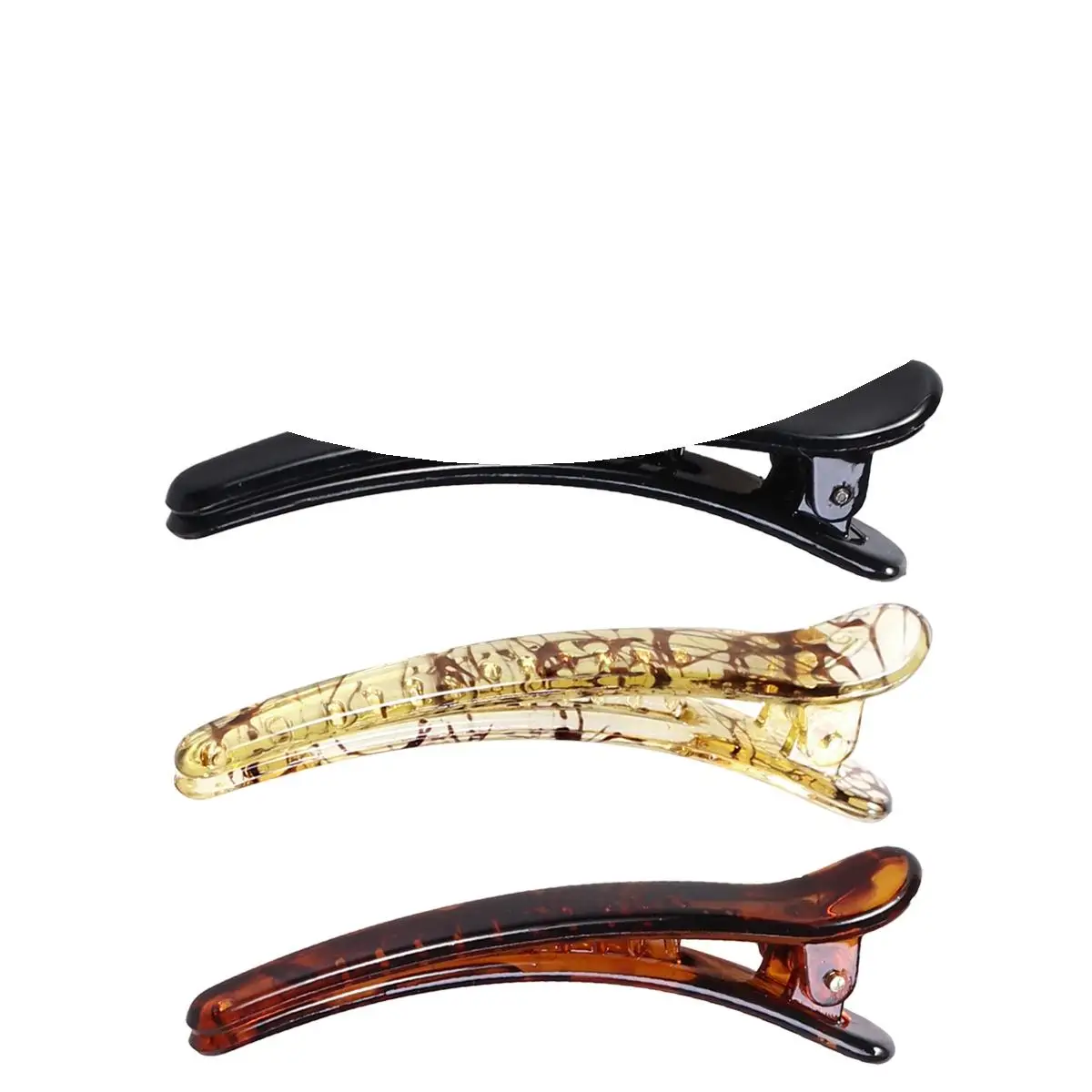 Eendenbek Mode Haarspeldjes Meisjes Feest Kerstmis Vrouwen Haar Eendenbek Haarspeld Clips Stijlvolle Barrette Glanzende Afwerking