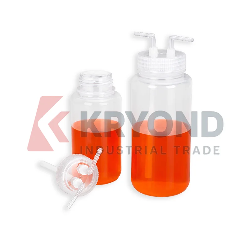 PP Plastic Wash Bottle 125ml Two Way Cap Liquid Dispensing Pack Lab Supply Application Series Laboratory Accessory Set 1PCS