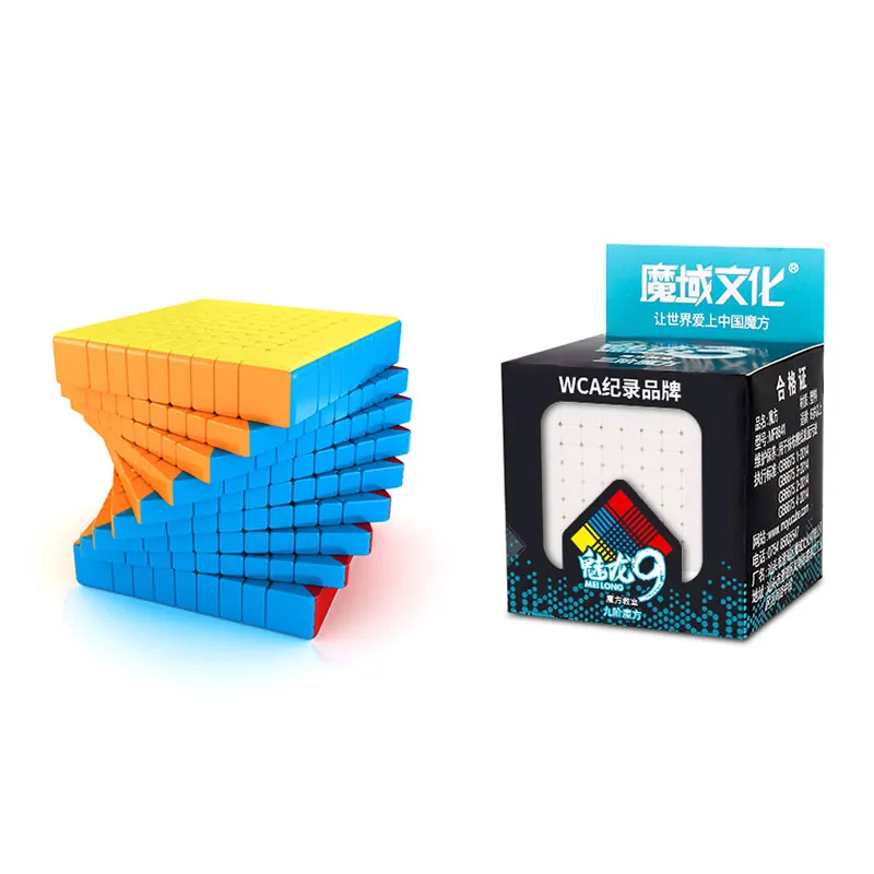 MoYu MFJS MeiLong 9x9 Magic Speed Cube Stickerless Professionelles Zappelspielzeug Meilong 9 9X9 Cubo Magico Puzzle