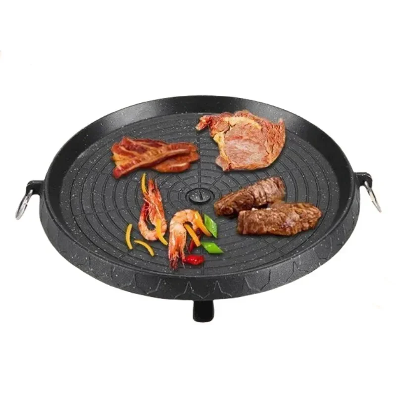 الكورية جولة شواء عموم الشواء عموم لحم الخنزير البطن غير عصا طباخ Maifan حجر التعريفي طباخ الغاز صينية الشواء لوحة مشوية
