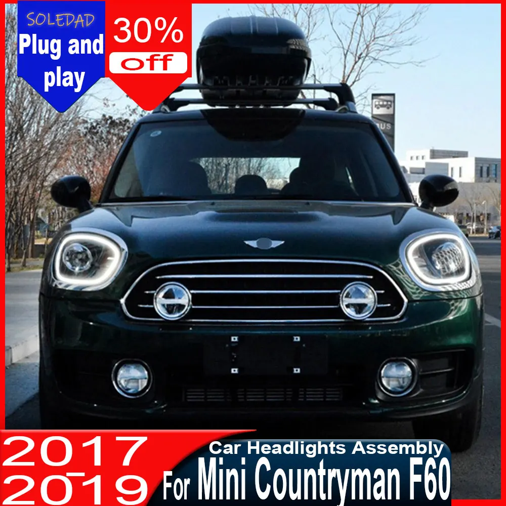 

Светодиодные фары для BMW Mini F60 Cooper Countryman F60 2017-2022: передние ДХО, указатели поворота, блок фар в сборе