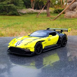 1:32 Diecast VULCAN Sports Car Simulation Metal Alloy Model Car Sound Light Pull Back Collection Kids Toy Gifts