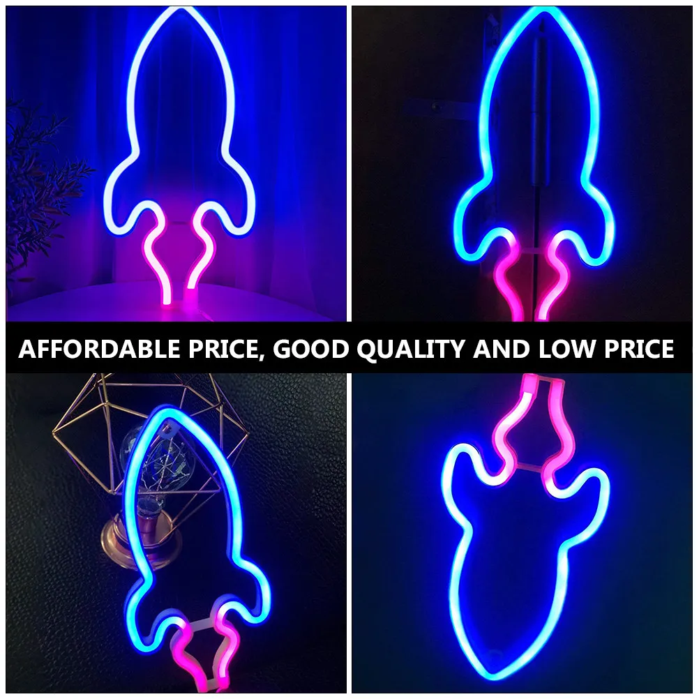 

1Pcs Shape Neon Light Decorative Night Lamp LED Bedside Party Lamp Home Festival Chic Lighting