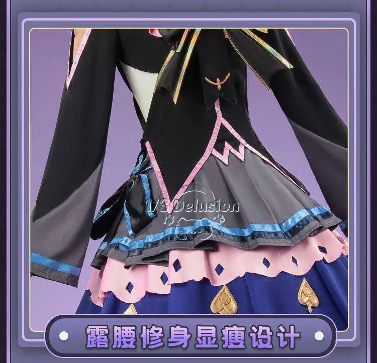 Arcaea Tairitsu Initial Conflict Lolita Cosplay Costume Full Set Daily Wear Game Anime Outfit Women Halloween Carnival Party