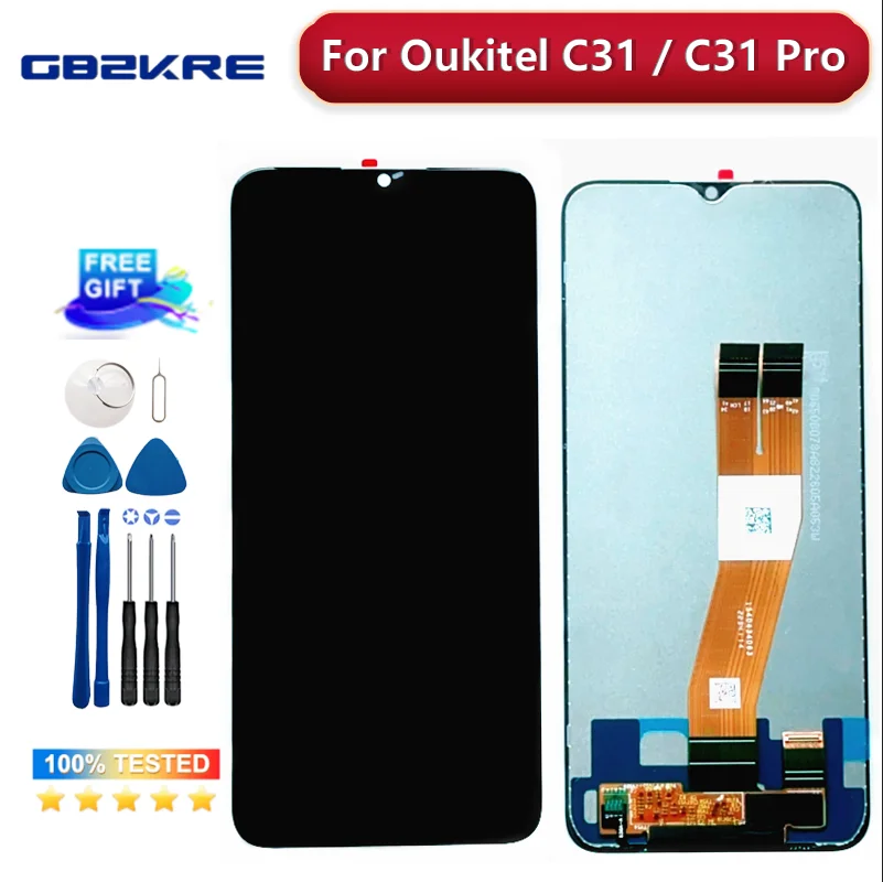 

Original 6.57"Oukitel C31 Pro LCD Display+Touch Screen100% Original Tested LCD DigitizerGlass Panel Replacement For Oukitel C31