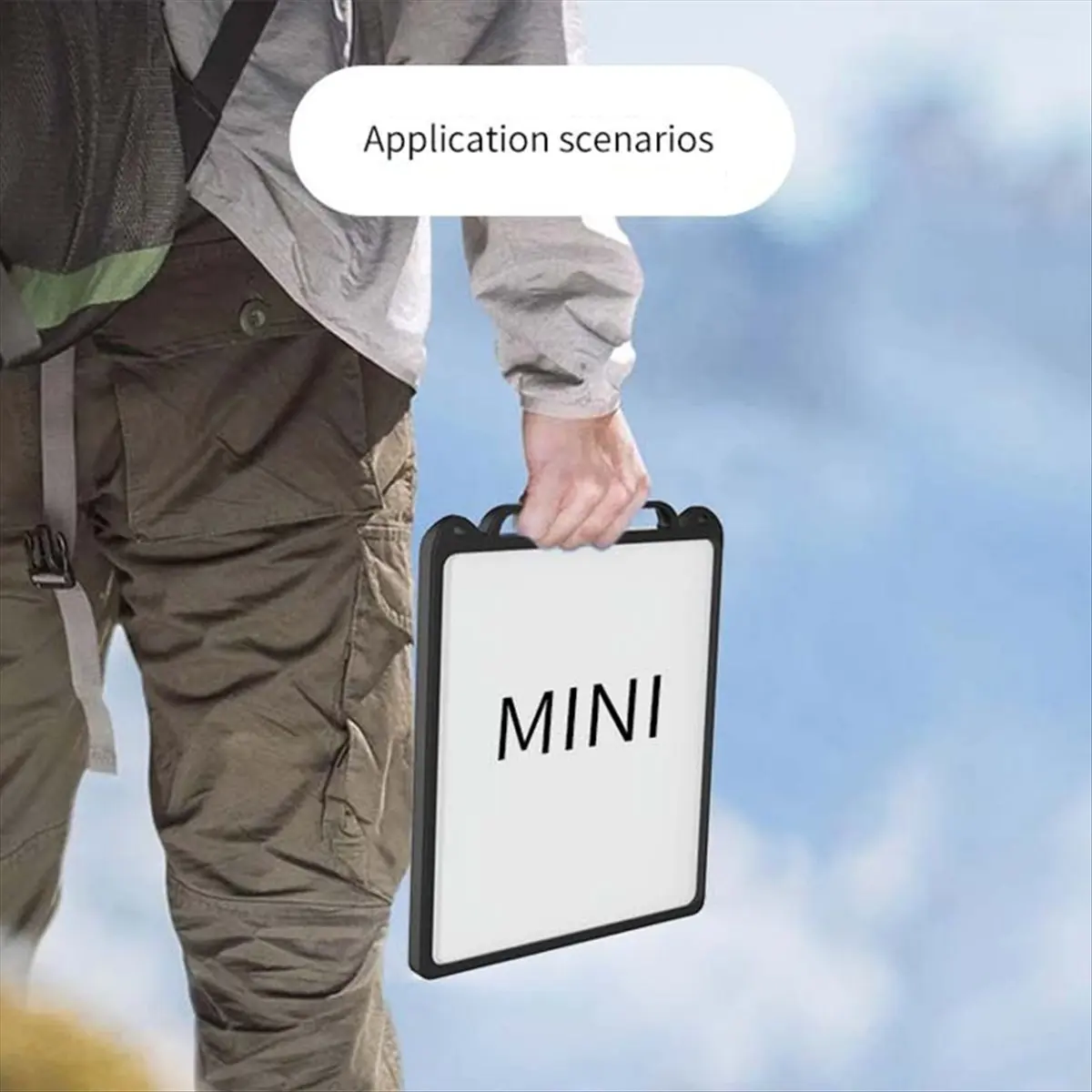 【ELEVATE LIFE】-85 Travel Storage Bag for Mini Silicone Protective Cover, Antenna Anti-Collision Protective Case White