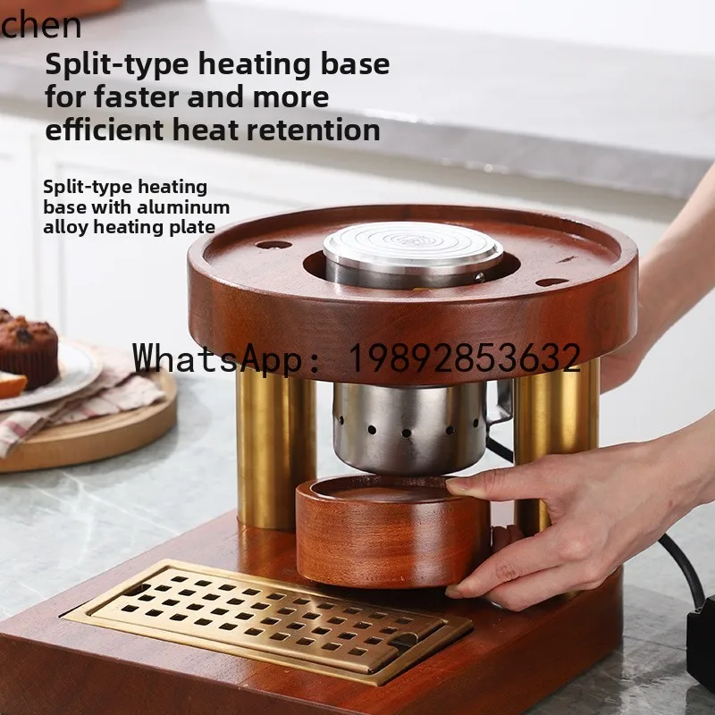 

buffet ceramic milk warmer with spout - keeps juice warm