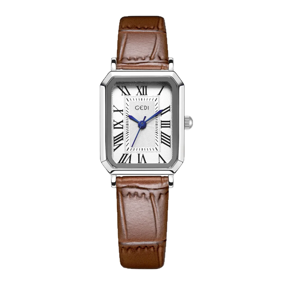 

Classic Retro Small Square Simple Student Style Wristwatch, Ladies' Exquisite And Versatile Watch