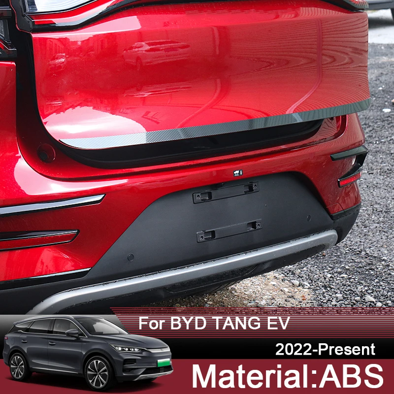 

For BYD TANG EV 2022-Present Car Tailgate Trim Decoration Anti-Collision And Scratches Sequins External Auto Accessories