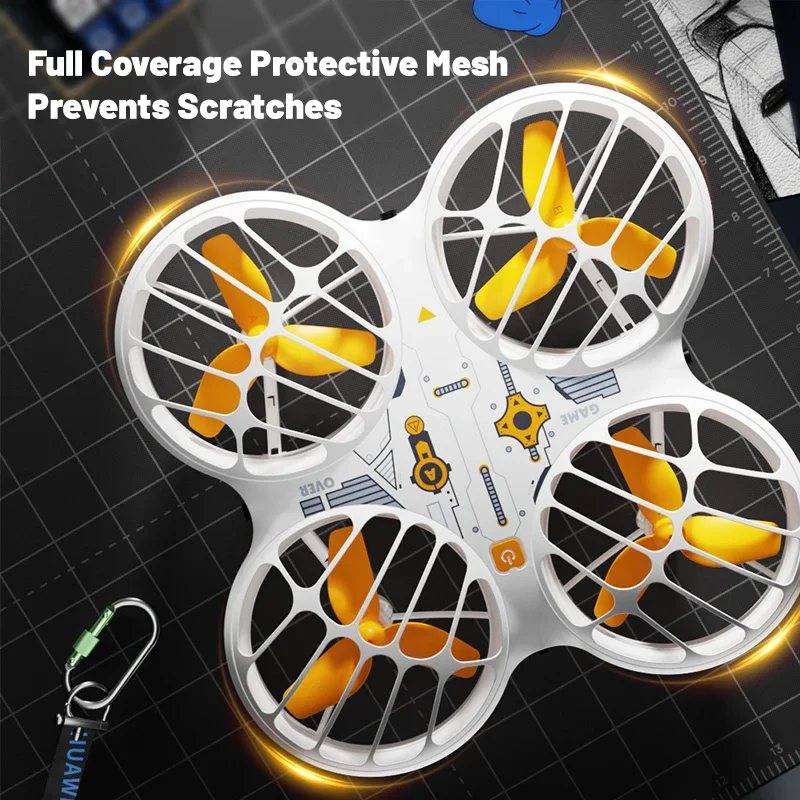 Rc Drone with Camera Kids Toy Intelligent Headless Mode Quadcopter Obstacle Avoidance Helicopter Wifi Uav Fpv Childen Xmas Gift