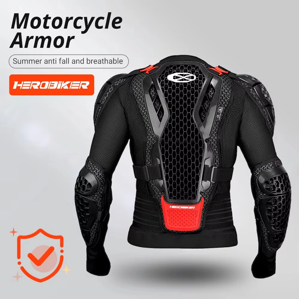 

Motocross Armor With Airflow Design Abrasion-Resistant Riding Gear for Crash Protection Impact Force Chest Back Protector