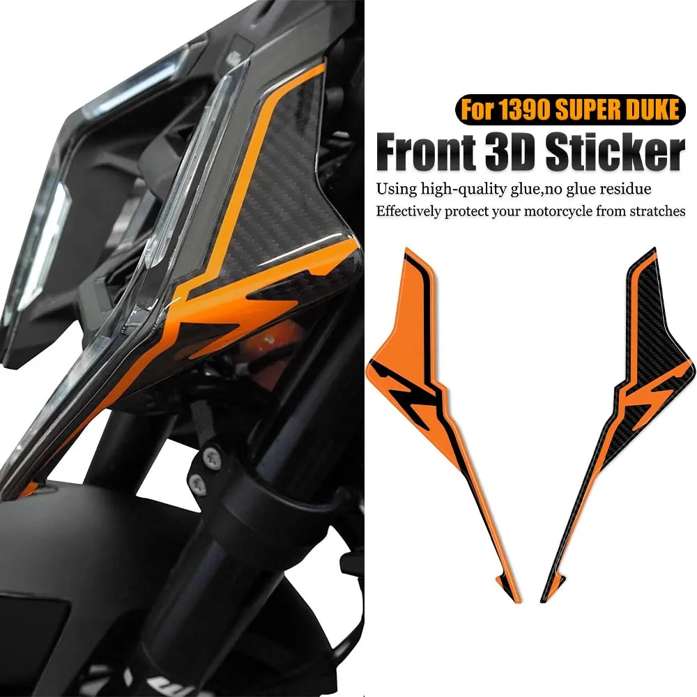 

For 1390 Super Duke 1390 super duke Motorcycle Front protection decorative 3d stickers motorcycle accessories