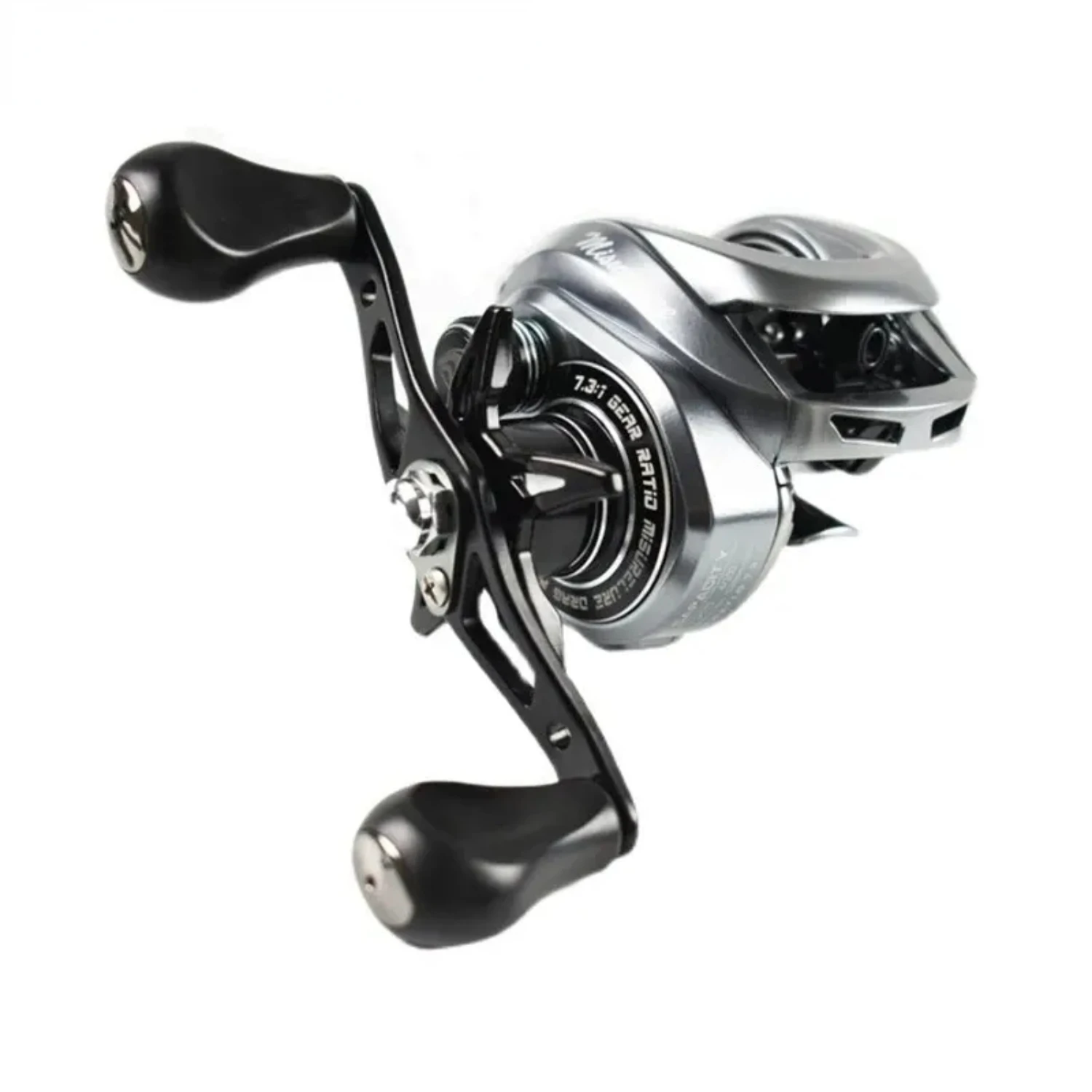 

Generation Baitcasting Reel Braking System 7.3 1 Gear Ratio 5+1 Ball Bearings 8KG Max Drag Fishing Coil