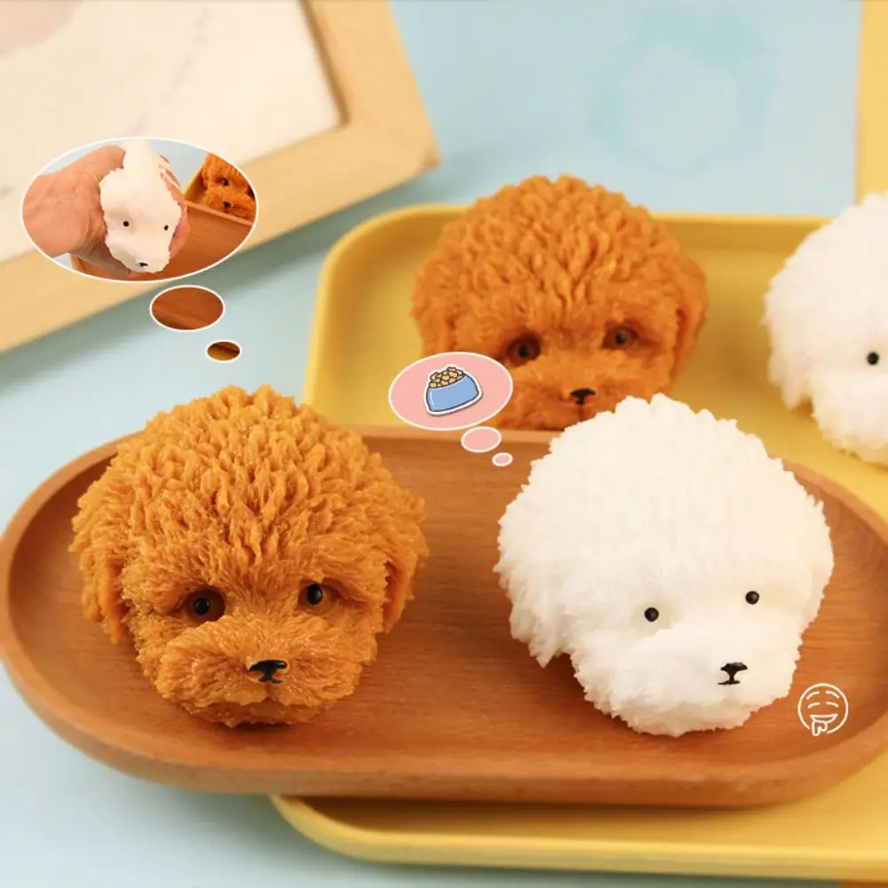 Soft Plush Ball Teddy Bog บีบของเล่น TPR Sensory ของเล่นการ์ตูน Fidget ของเล่น 3D ซิลิโคน Pinch Decompression ของเล่น Jokes