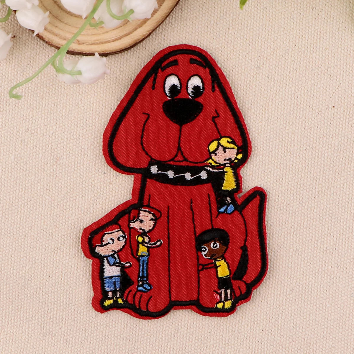 Cute Animal Dogs Quotes Patch Embroidery Funny Embroidered Logo Garment Accessories Sticker Patches Clothing Gifts for Friends