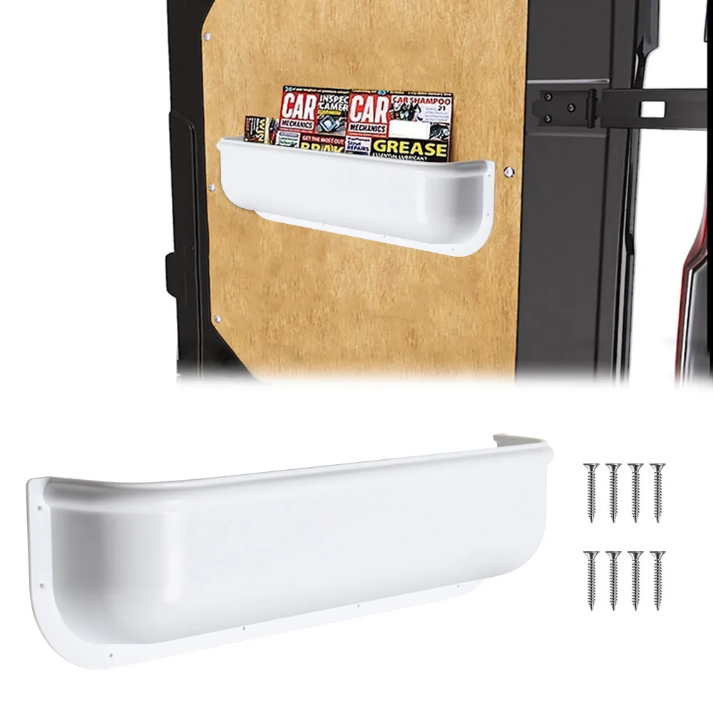 1pcs Car Door Storage Pocket Camper Van Universal Door Sundries Organizer Box With Screw Motorhome Caravan Boat Interior Storage