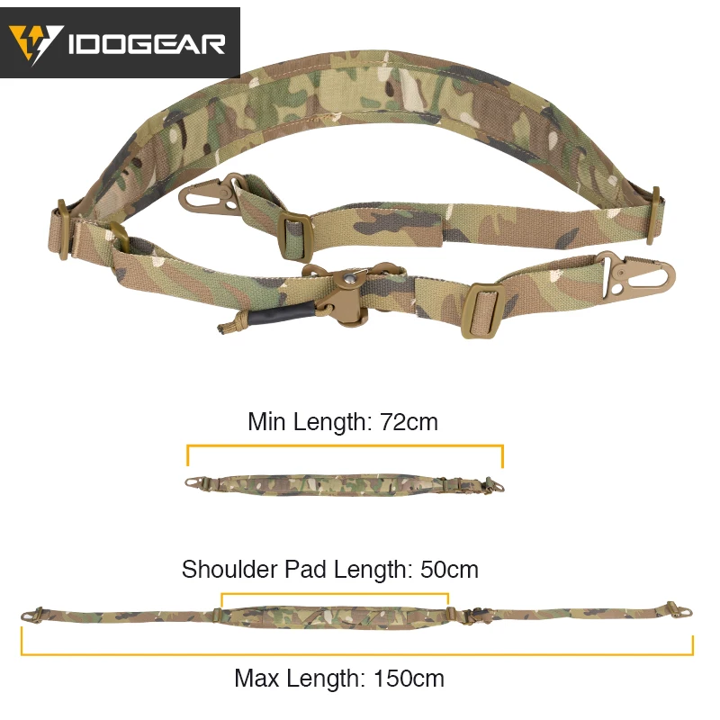 IDOGEAR Tactical Ferro Style Slingster 2 Point Rifle Sling Hunting Caza Military Quick Pull Airsoft Accessories