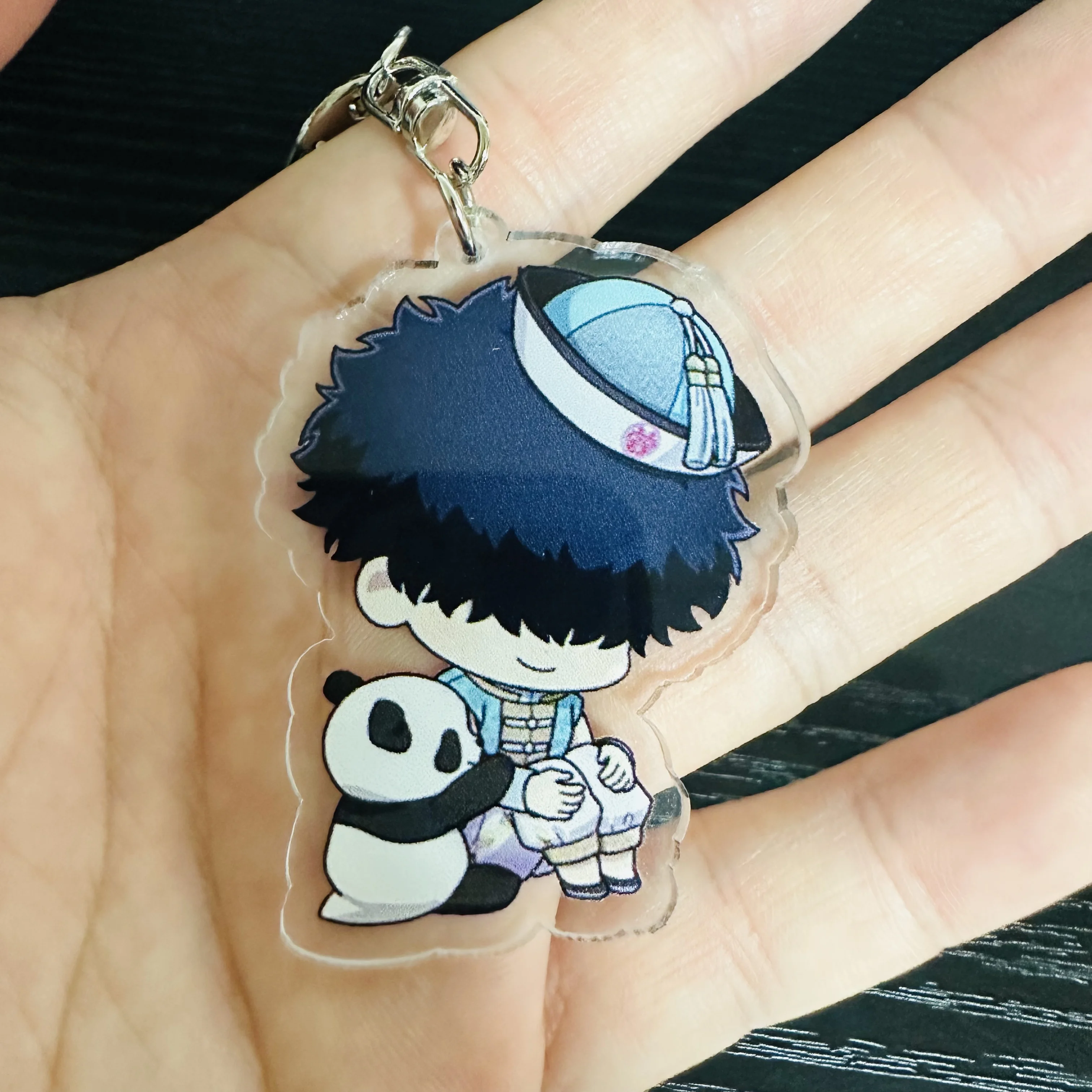 6CM Anime BLUE LOCK Figures Seishiro Nagi Gagamaru Gin Cosplay portachiavi in acrilico Cute Bag accessorio ciondolo fan portachiavi regalo