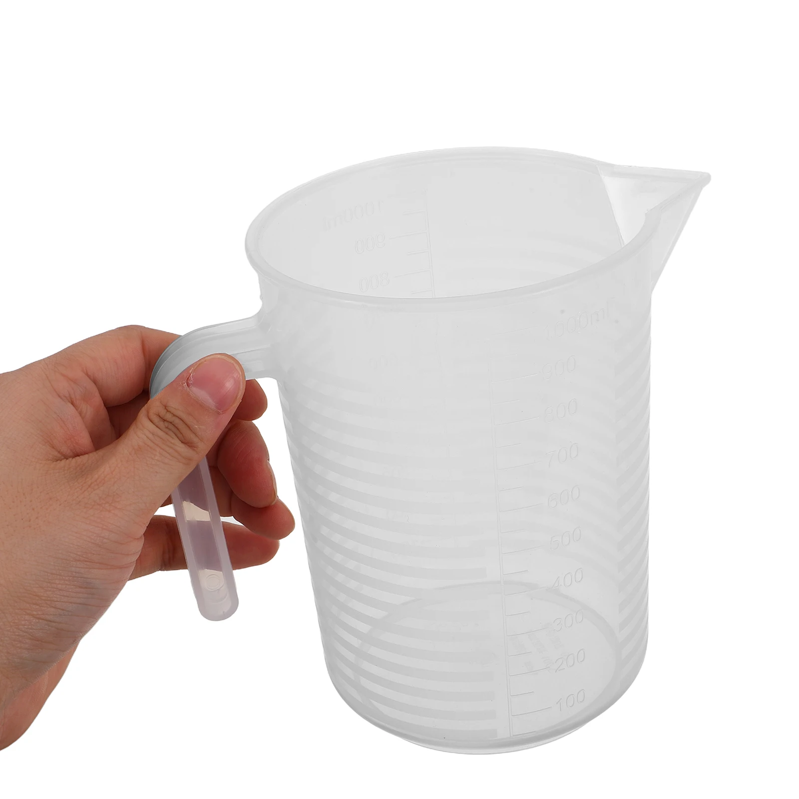 

Large Capacity Oil Measuring Cup Transparent Plastic Engine Transmission Maintenance Tool Reusable Auto Pourer Liquid Container