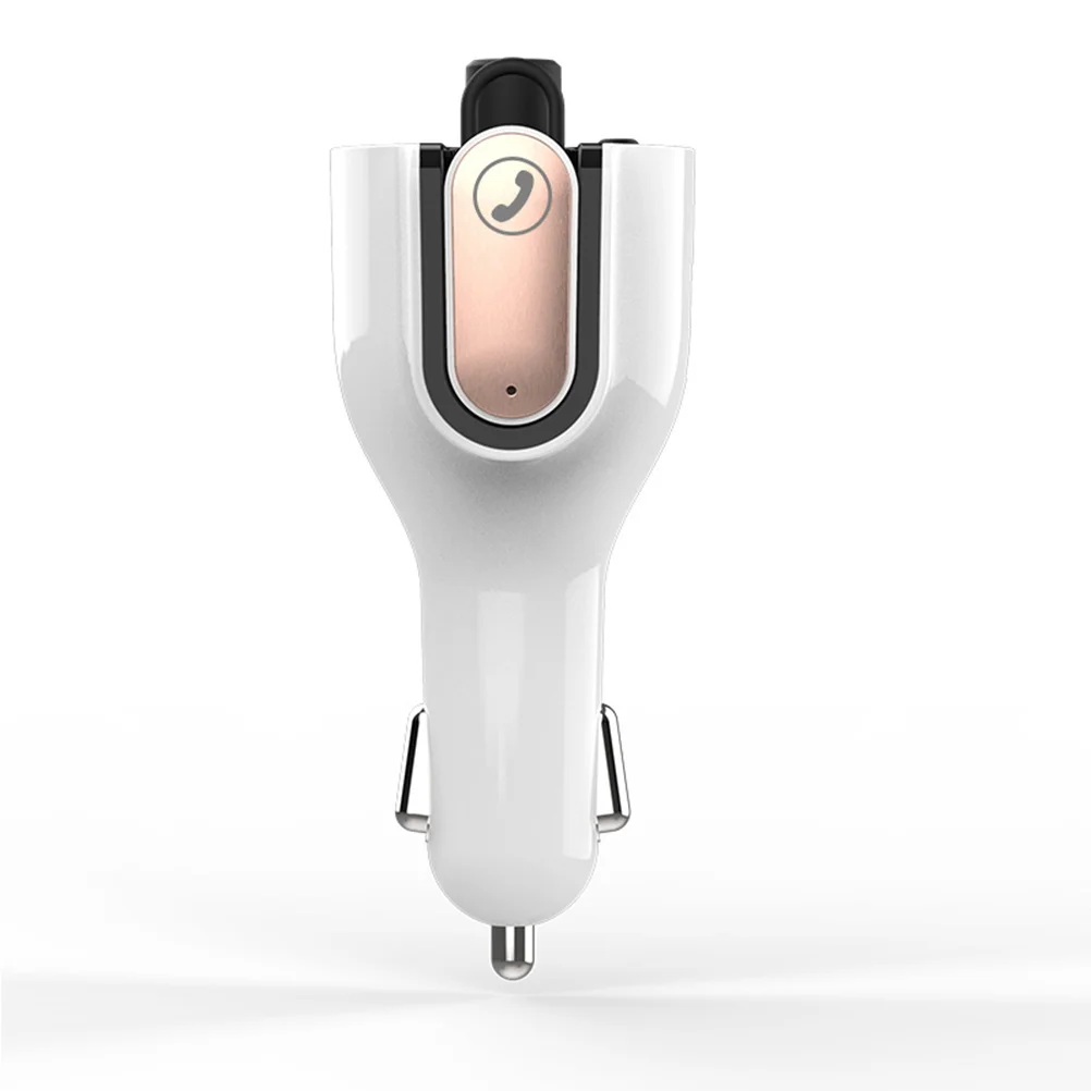 

Car Mounted Headphone High-Definition Call Handsfree Wireless Earphone Built-In Microphone Aux Out Mp3 Player Adapter