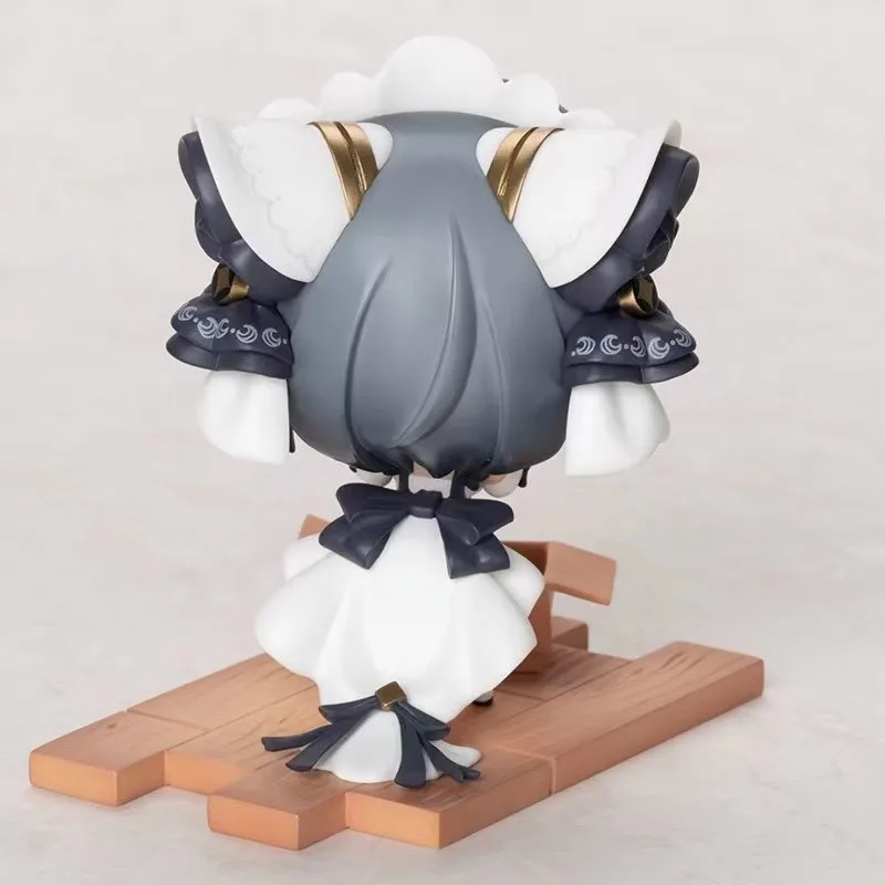 Blue Route JUUs Time Q versión Cheshire figura animación oreja de gato bidimensional juego de sirvienta ornamento barato