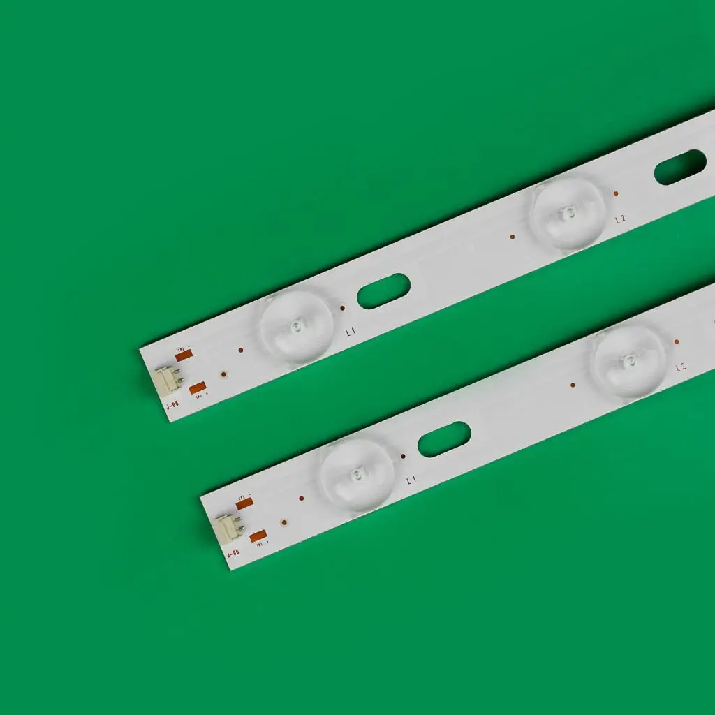 New 2pcs 10 Leds(6V) 644mm LED Backlight Strip For 32inch TV KL32GT618 35017727 STV-LC32T410WL DNS K32D619