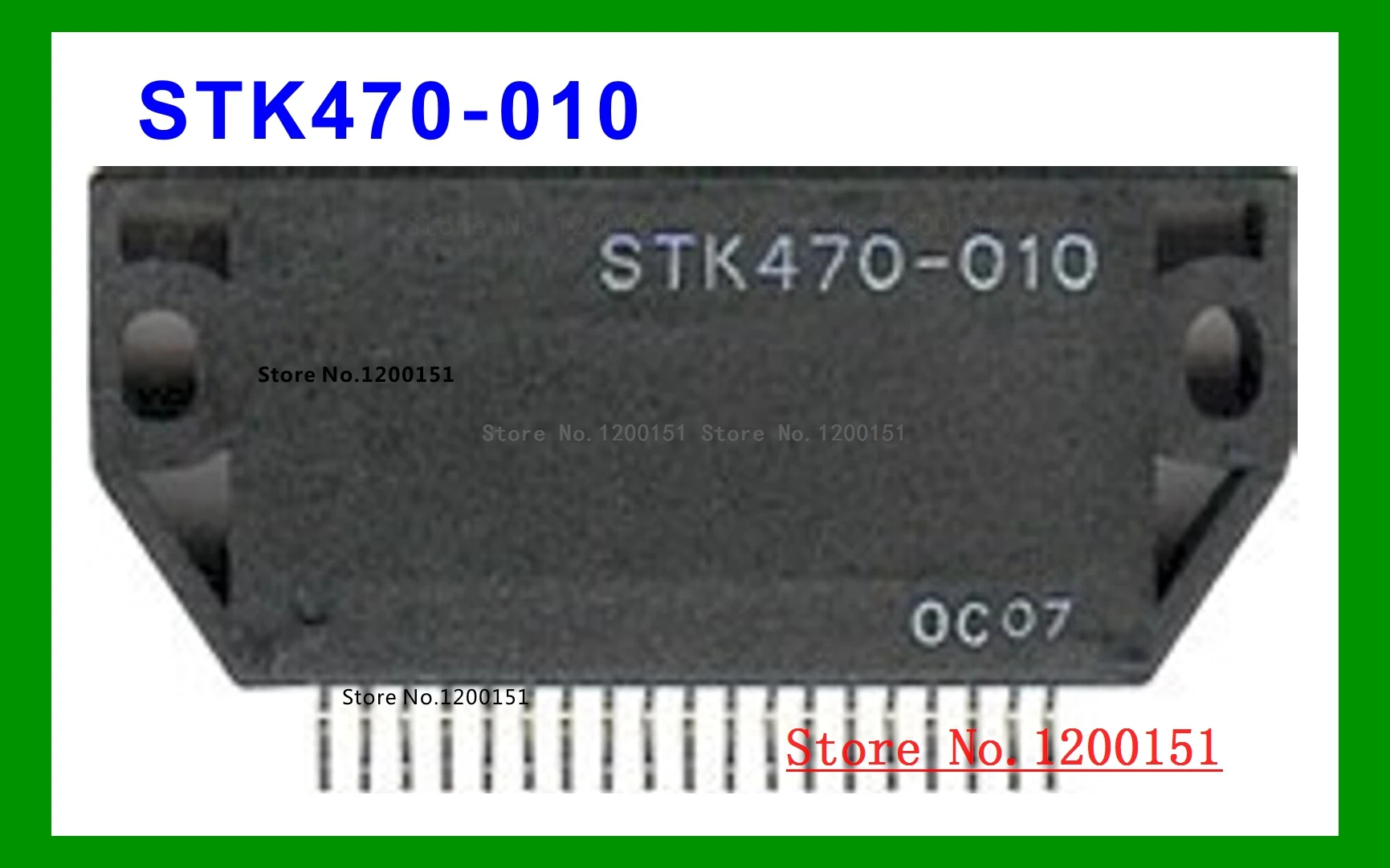 STK470-010 STK470-010A STK470-020A STK470-040 STK470-080 STK490-040 STK490-040S STK490-070 STK490-070S MODULES