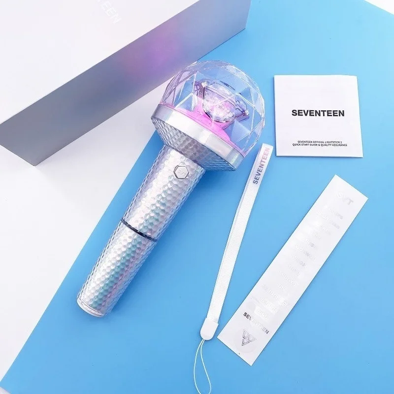 Kpop concerto luz vara para fãs, Ver.2, Bluetooth, Lightstick, lâmpada de mão, brilho, coleção brinquedos, presentes