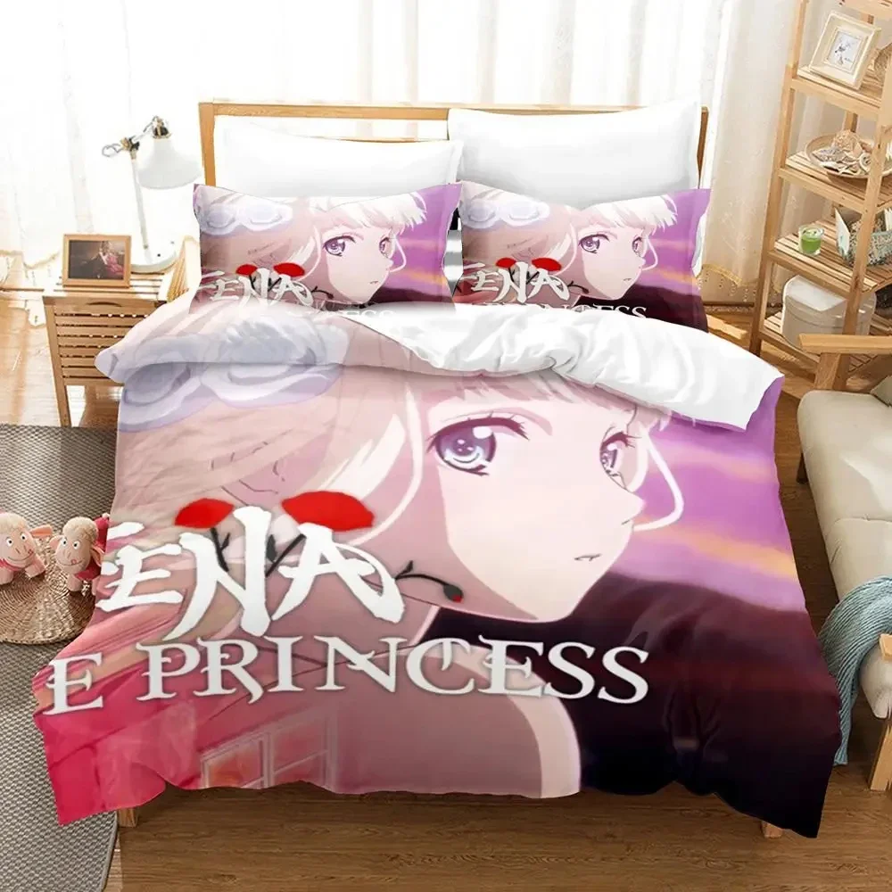 Anime Fena Pirate Princess Bedding Set Duvet Cover Bed Set Quilt Cover Pillowcase Comforter king Queen Size Boys Adult Bedding