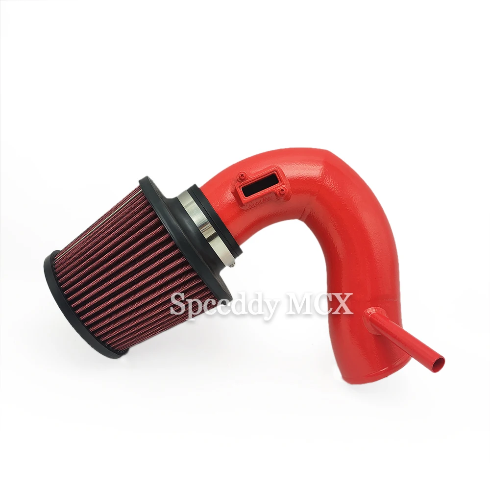 new High Flow Air Filter Cold Air Intake Kit For Cadillac ATS ATSL CTS Honda Accord 8gen Toyota Corolla Red Aluminum Pipe Kit