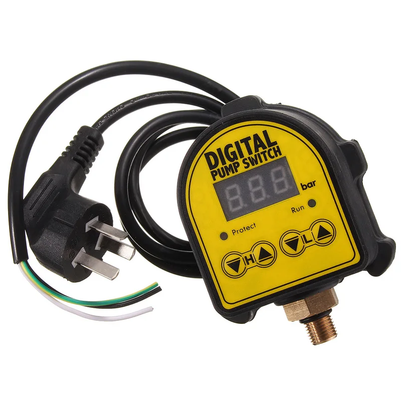 220V Digital LCD DispalyWater Pump Pressure Control Switch Automatic Eletronic Pressure Controller Water Pump ON OFF Switch