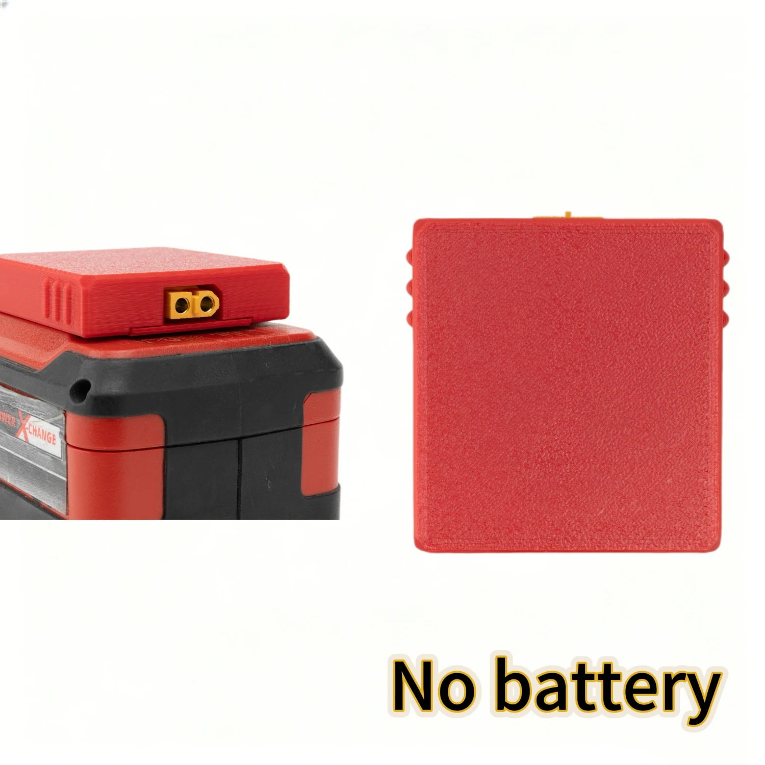 DIY Adapter for OZITO18V Lithium Battery Adapter XT60 Female Interface Power Tool Power Modification Accessories（No Battery）