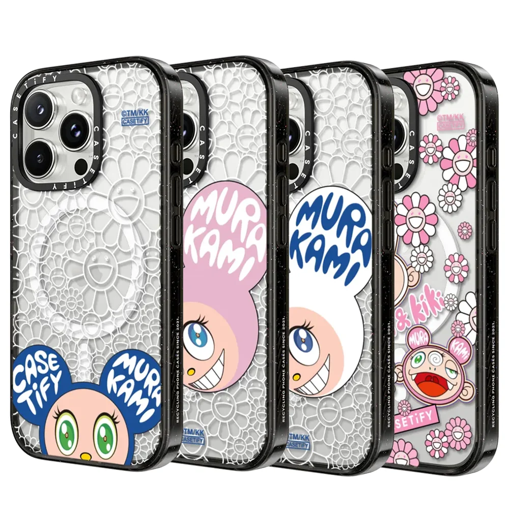 

CASETiFY Takashi Murakami KAIKAI AND KIKI Mr.DOB Art Series Magnetic Drop-proof Case for iPhone 13 14 15 16 17 Pro Max Air Plus