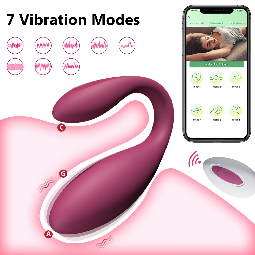 Wireless Bluetooth G Spot Dildo Vibrator for Women APP Remote Control Wearable Vibrating Egg Clit Stimulate Sex Toys for Adult