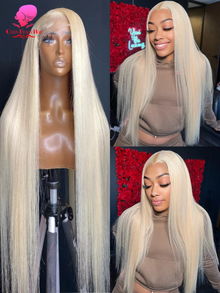 Honey Blonde Lace Front Wigs Human Hair Glueless Pre Plucked Bone Straight 13x4 613 Hd Lace Wig 13x6 Human Hair Lace Frontal Wig