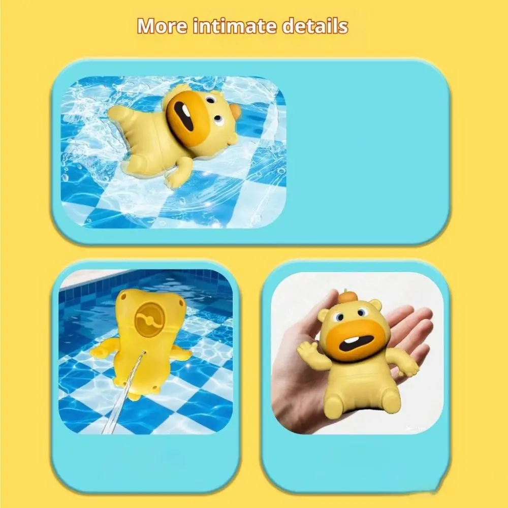 

Cute Cartoon Capybara Lulu Wind-up Toy Gift Stress Relief Capybara Dolls Plastic Bathroom Bath Toy