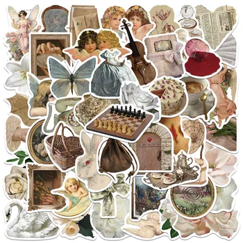 10/30/50pcs Vintage Dessin Animé Autocollants Graffiti Ins Style Autocollants BRICOLAGE Planche À Roulettes Scrapbook Ordinateur Portable Valise Guitare Jouets Décoration