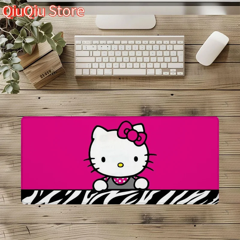 

1pc Sanrio Long for hello kitty Mouse Pad, Office Gaming Desk Mat, Keyboard Pad, Learning Desk Mat, Desk Mat, Mouse Pad, Cute Mo