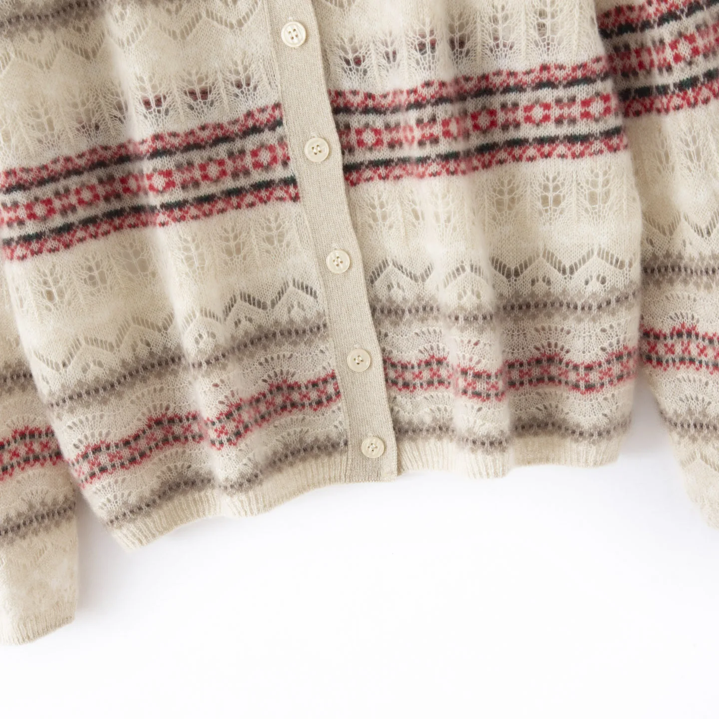 女性 O ネックカーディガンカシミヤセーターファッション中空ジャカード春秋冬 100% カシミヤニットルーズニット服